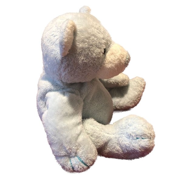 TY Tinker Pluffies Light Blue Bear, Black Bead Eyes, All Ages 10 " VINTAGE 2003 - Picture 4 of 7